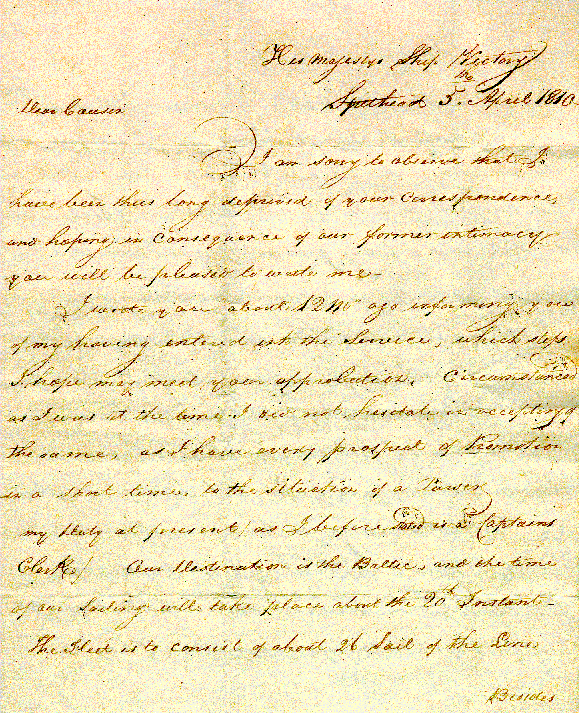 Letter from J.Parry
