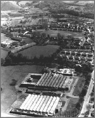 Aerial photograph of factory