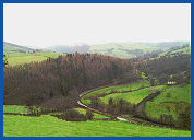 The hills near Darowen