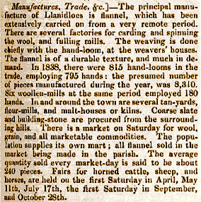 Extract from Gazetteer of 1843