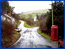 Road in to Tylwch,1999