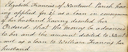 Extract from minute book