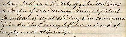 extract from minute book