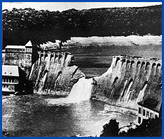 Eder dam breached,1943