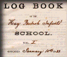 Page of Victorian school logbook