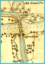 Aqueduct on 1888 map