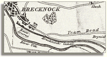 1848 map of Brecon