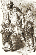 drawing of poor people from PUNCH