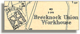 Brecknock Workhouse map
