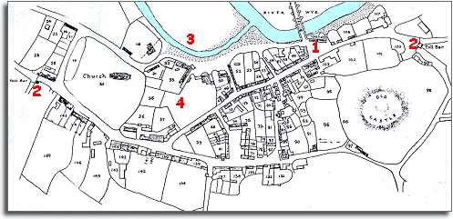map of Builth in 1840