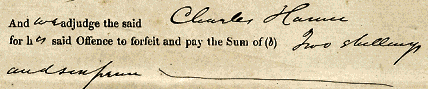 Court paper,1866