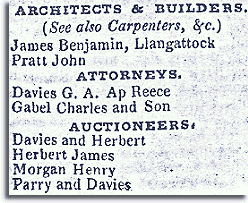 extract from Pigot's Directory