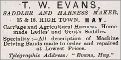 Saddlery advertisement