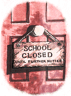 School closed notice