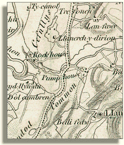 Part of 1833 map