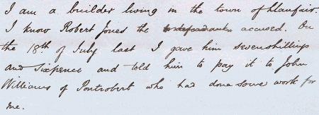 extract from court records