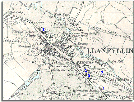 Llanfyllin in 1902