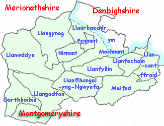 map of the parishes