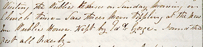 extract from the Journal