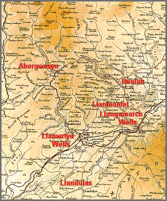 Relief map of the area.