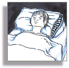 Child in sickbed.