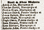 Boot & shoe makers,1868