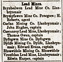 Lead mines,1874