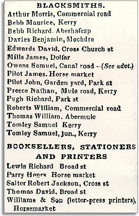 extract from Slater's Directory