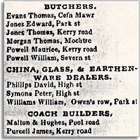 extract from Slater's Directory