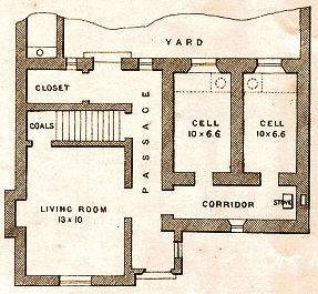 Plan view of rural police house