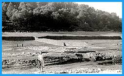 Remains of house, 1937