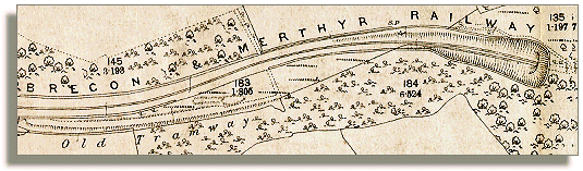 Part of 1887 OS map