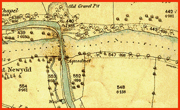 Map showing aqueduct