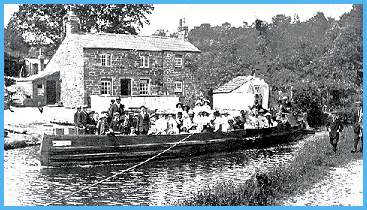 Pleasure boat on the canal