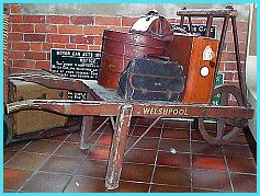 Old luggage trolley