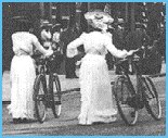 Lady cyclists